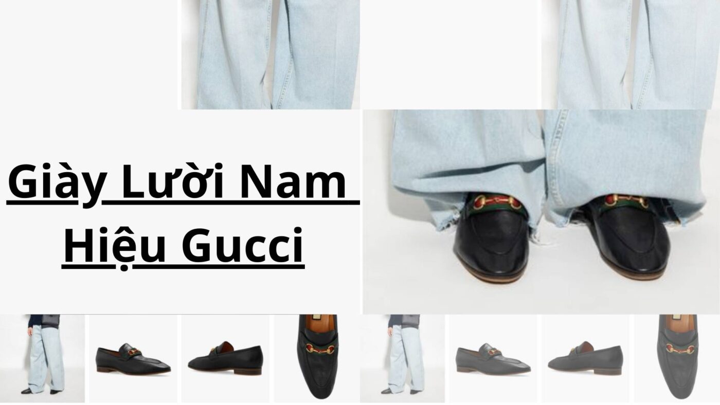 giày lười nam hiệu gucci