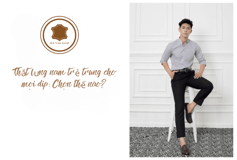 Thắt lưng nam trẻ trung