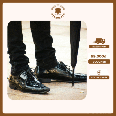 Giày Derby Tròn Đẹp – Bước Đi Vững Vàng, Phong Thái Bền Lâu
