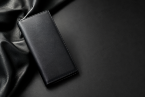 Ví dài nam Davacallo Classic Leather màu đen sang trọng