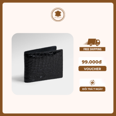 Ví ngang nam Davacallo Croco Luxury
