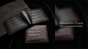 Ví ngang nam Davacallo Croco Luxury sang trọng